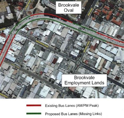 brookvale bus lane planning project