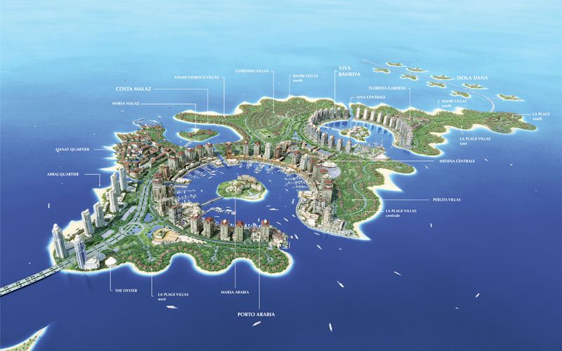 the pearl qatar masterplan